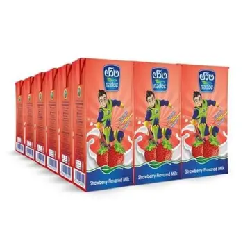 نادك حليب طويل الأمد فراولة 18×125مل