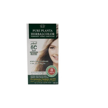 Pure Planta Herbal Color Medium Ash Blonde Hair Dye 135ml