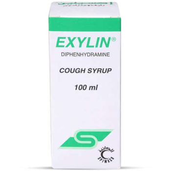 Exylin Diphenhydramine Cough Syrup 100ml