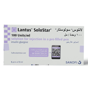Lantus SoloStar Insulin Glargine Injection 5x3ml