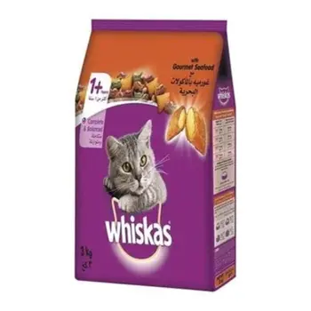 ويسكاس طعام جاف بنكهة السلمون المشوي 3كيلو