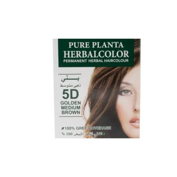 Pure Planta Medium Golden Brown Herbal Hair Color