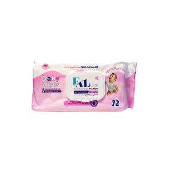 Fal Care Pink Baby Wet Wipes 72 Pieces