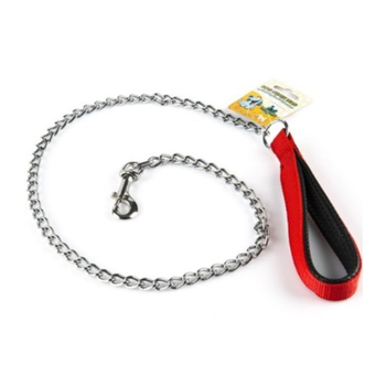 Pets.Love.Earth Red Chain Dog Leash