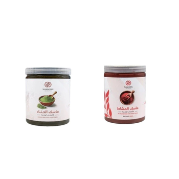 ماسك الحناء والمشاط 2قطعة