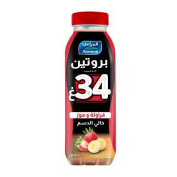 Almarai Strawberry & Banana Protein Milk 400ml