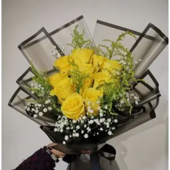 Yellow Roses Floral Bouquet
