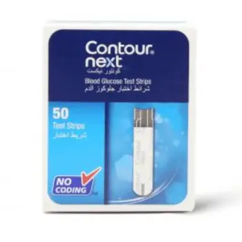 Contour Next Blood Glucose Test Strips 50 Pieces