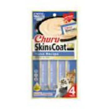 Churu Tuna Cat Treats Skin & Coat Care 4x14g