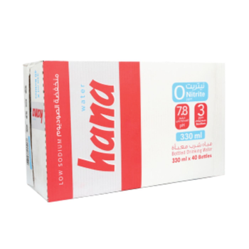 Hana Low Sodium Mineral Water 40x330ml