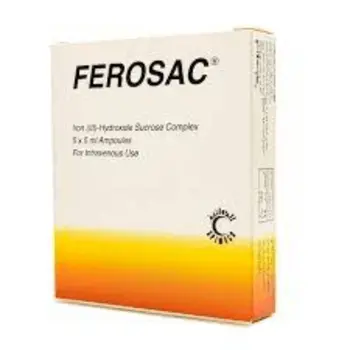 Ferosac Iron (III) Hydroxide Sucrose Complex 5x5ml