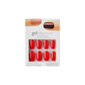 Kiss Gel Fantasy Red Nails 1 Piece