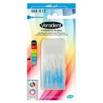 Veradent Interdental Brush Large 6 Pieces