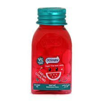 حلوى النعناع المنعشة بالبطيخ