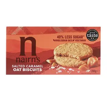 نايرنز بسكويت الشوفان بنكهة الكراميل المملح 200جرام