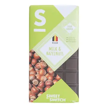 Sweet Switch Milk & Hazelnuts Chocolate 100g