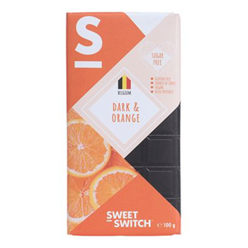 Sweet Switch Sugar-Free Dark Chocolate Orange 100g