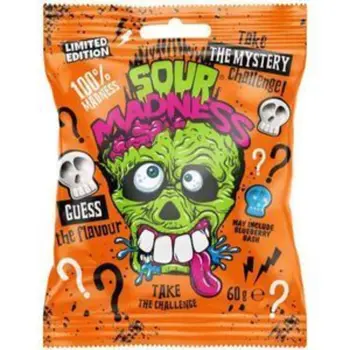 Sour Madness Mystery tart fruit candy 60g