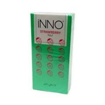 اننو واقي ذكري فراولة 12حبة