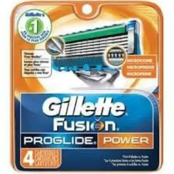 Gillette Fusion Proglide Power Men's Razor Blades 4 Pieces
