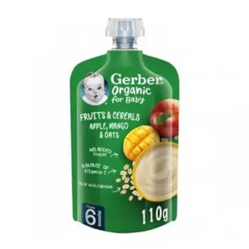 Gerber Organic Apple Mango Baby Porridge 110g