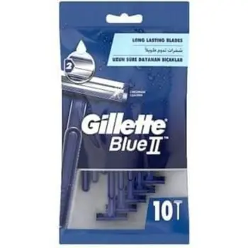 Gillette Blue II Razors 10 Pieces