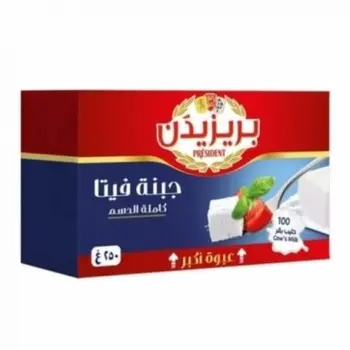 فيتا جبنة بريزيدنت كاملة الدسم 250جرام