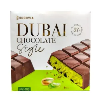 Chocovia Dubai Chocolate With Turkish Pistachio 100g