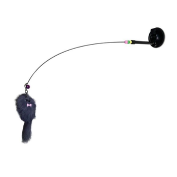 Pets.Love.Earth Cat Teasing Stick Black