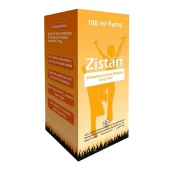 Zistan Chlorpheniramine Maleate Syrup 100ml