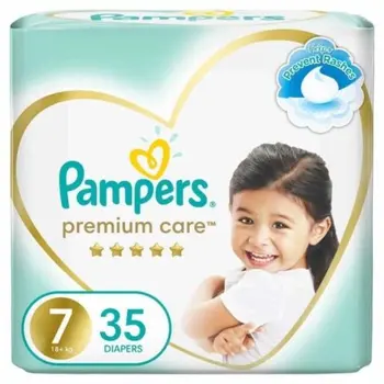 Pampers Premium Care Baby Diapers 18+ kg 35 Diapers