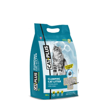 Cat Plus Activated Carbon Clumping Cat Litter 10L