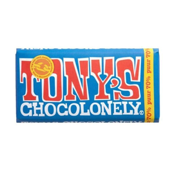 Tony's Chocolonely 70% Cocoa Dark Chocolate Bar 180g