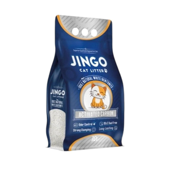 Jingo Natural Cat Litter with Carbon 10L