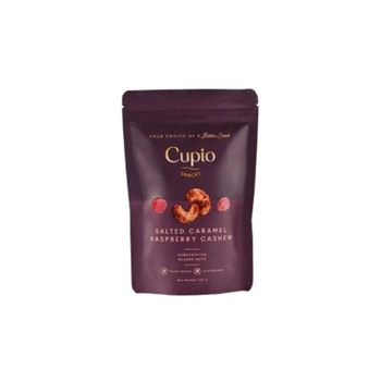 كيبو سناكس بالكراميل المملح والراسبري والكاجو 125جرام