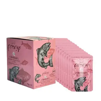 Pramy Tuna & Salmon Cat Envelopes 12x70g
