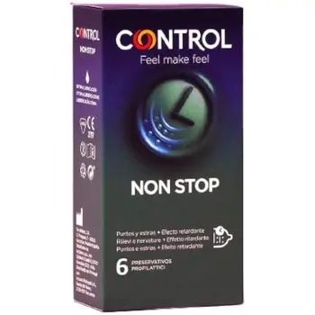 كنترول واقى ذكرى بدون توقف 6قطع