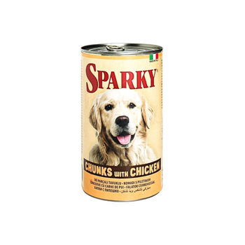 Sparky Chicken Chunks Dog Wet Food 1250g