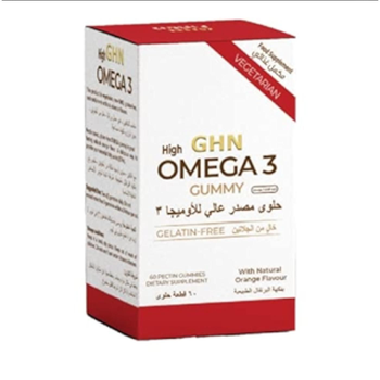 GHN High Orange Omega-3 Gummy 60 Tablets