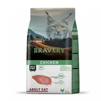 Bravery Chicken Grain-Free Adult Cat Food 2kg