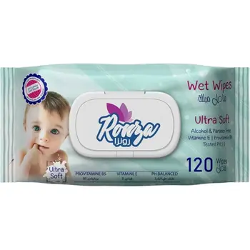 Ronza Ultra-Soft Baby Wet Wipes 120 Pieces