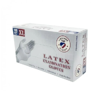 Latex Powder-Free Examination Gloves XL 100 Pieces