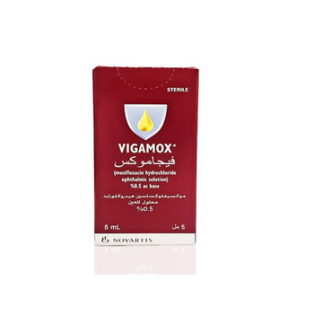 Novartis Vigamox Eye Drop 0.5% 5ml