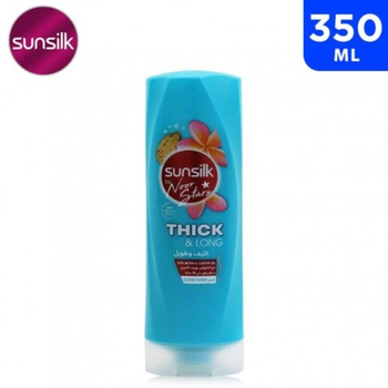 صانسيلك بلسم للشعر الكثيف والطويل من نور ستارز 350مل