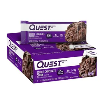 كويست بروتين بار شوكولاتة مزدوجة 12×720جرام