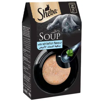 شيبا شوربة بنكهة السمك أبيض 4×40جرام