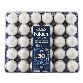 Fakieh Premium Fresh Eggs Large 30 Pieces