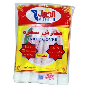 Camel Table Cover Roll 90x80cm 6-Pack