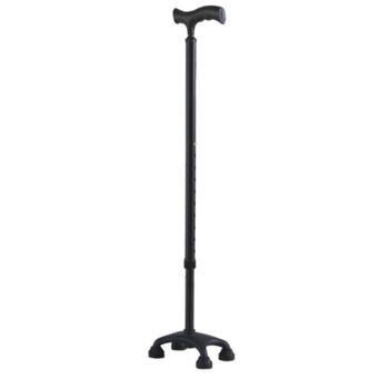 Becmed Walking Stick Fourth Black 1Piece