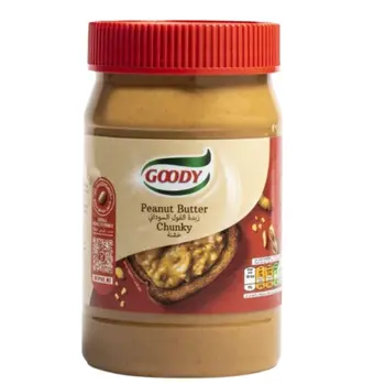 قودي زبدة فول سوداني خشنة 800جرام